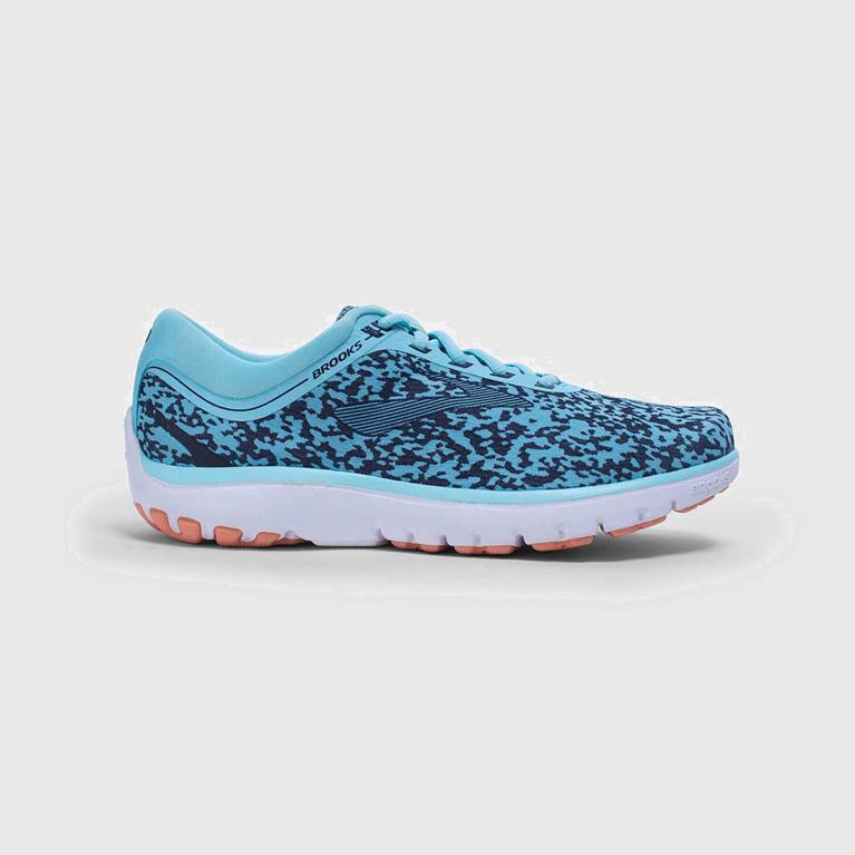 Brooks Pureflow 7 Womens Road Running Shoes - Blue - Philippines (519672ZKU)